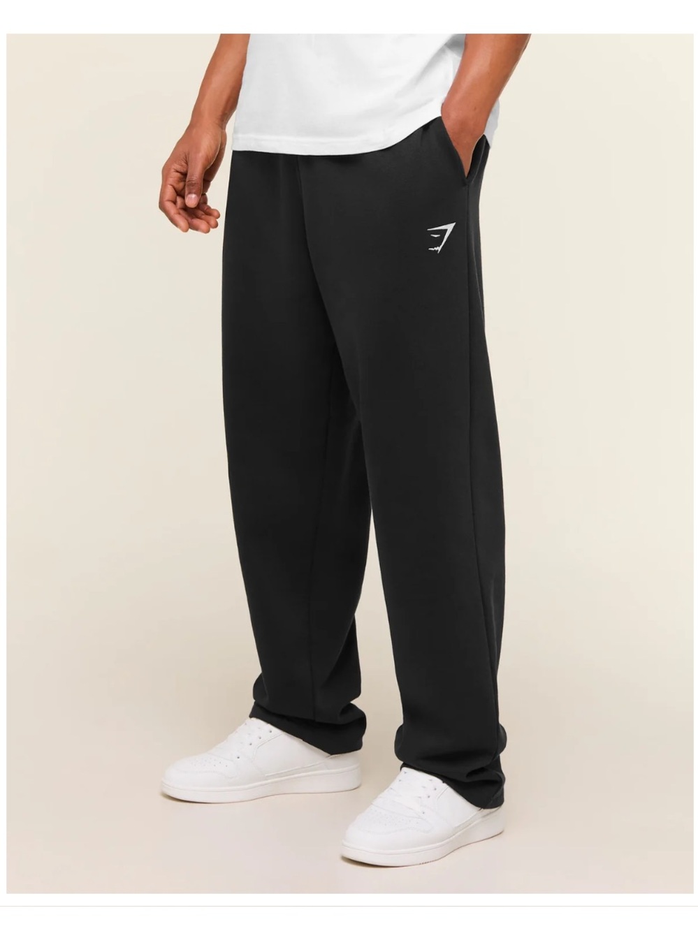 Gymshark Black Sweats Straight Leg Sweatpants Size XS